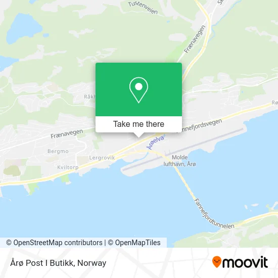 Årø Post I Butikk map