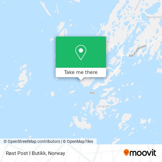 Røst Post I Butikk map