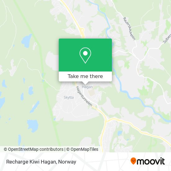 Recharge Kiwi Hagan map
