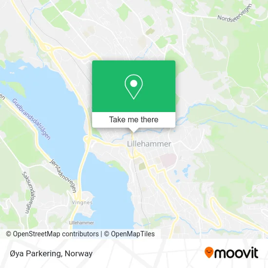 Øya Parkering map