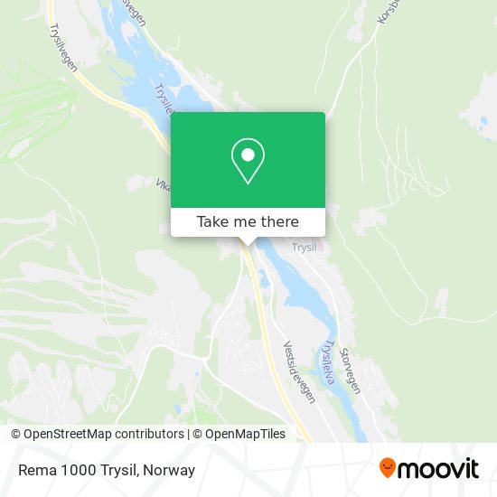 Rema 1000 Trysil map