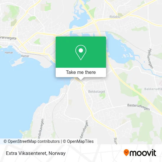 Extra Vikasenteret map