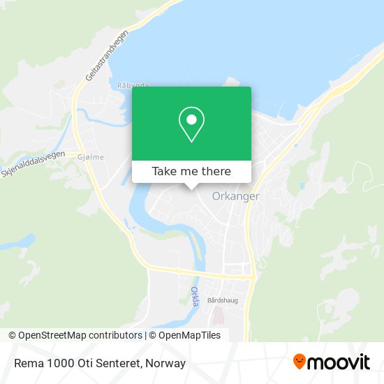 Rema 1000 Oti Senteret map