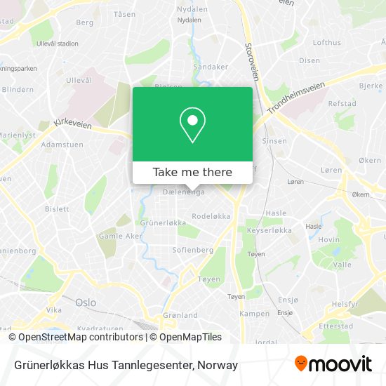 Grünerløkkas Hus Tannlegesenter map