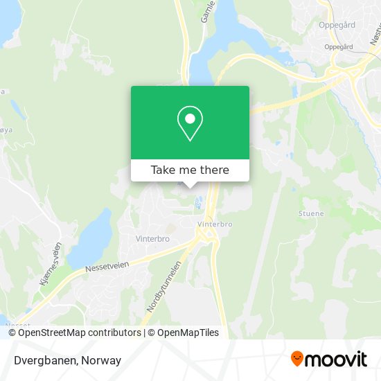 Dvergbanen map