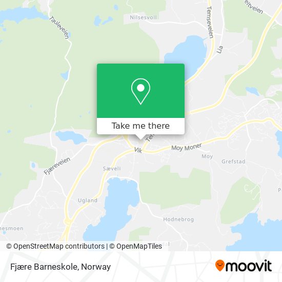 Fjære Barneskole map