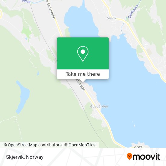 Skjervik map
