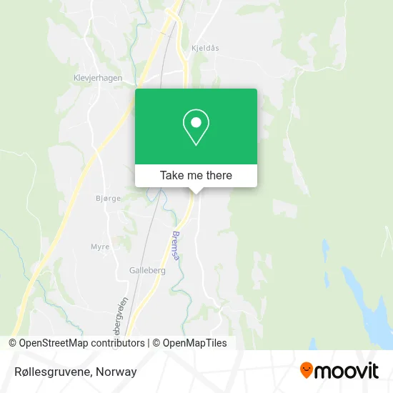 Røllesgruvene map