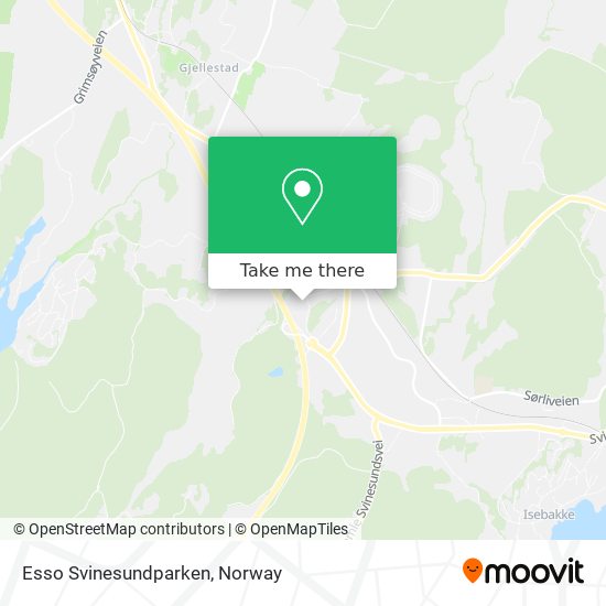 Esso Svinesundparken map