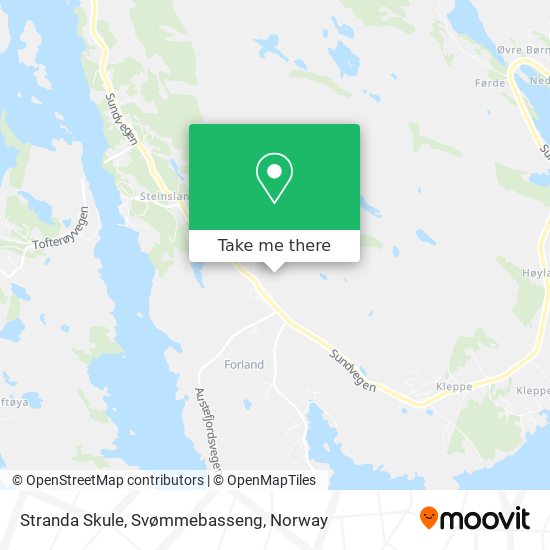 Stranda Skule, Svømmebasseng map