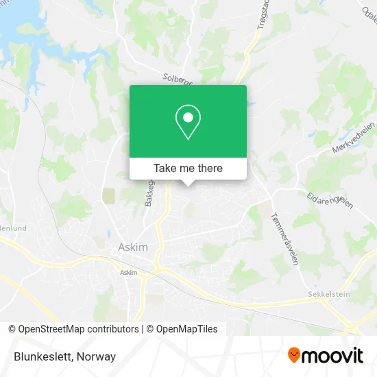 Blunkeslett map