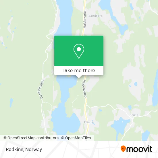 Rødkinn map
