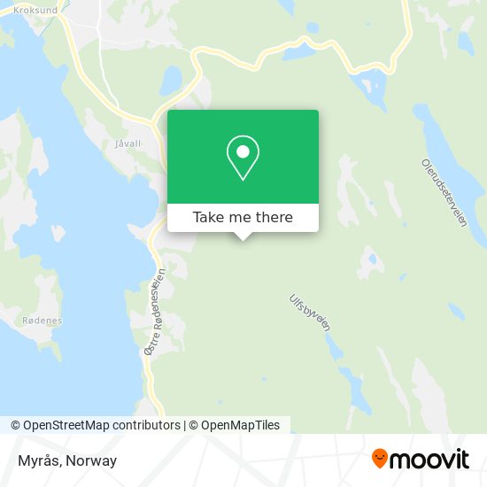 Myrås map