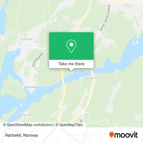 Rørbekk map