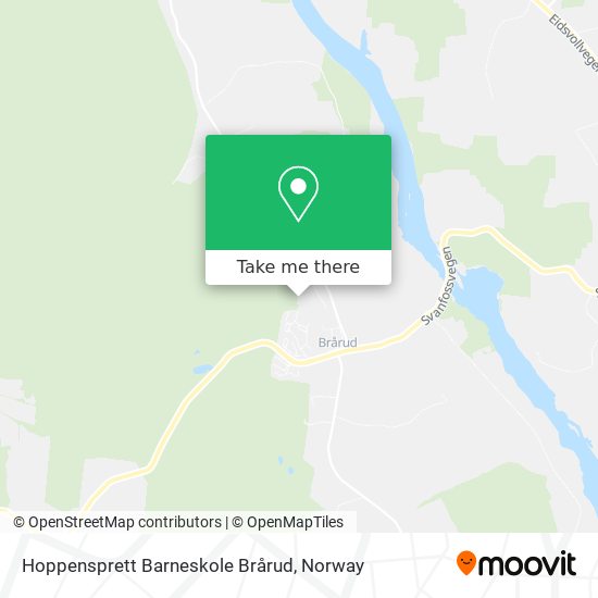 Hoppensprett Barneskole Brårud map