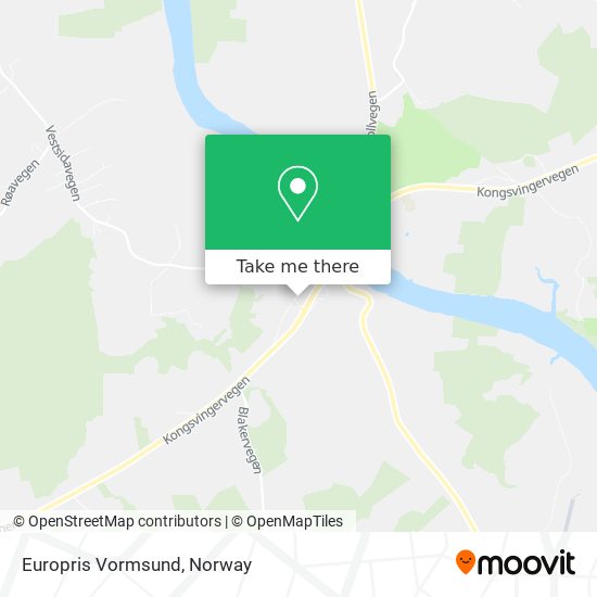 Europris Vormsund map