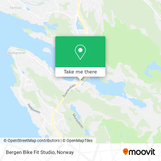 Bergen Bike Fit Studio map