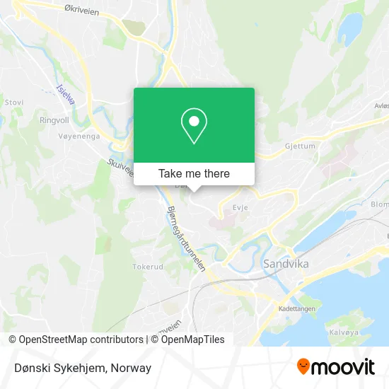 Dønski Sykehjem map