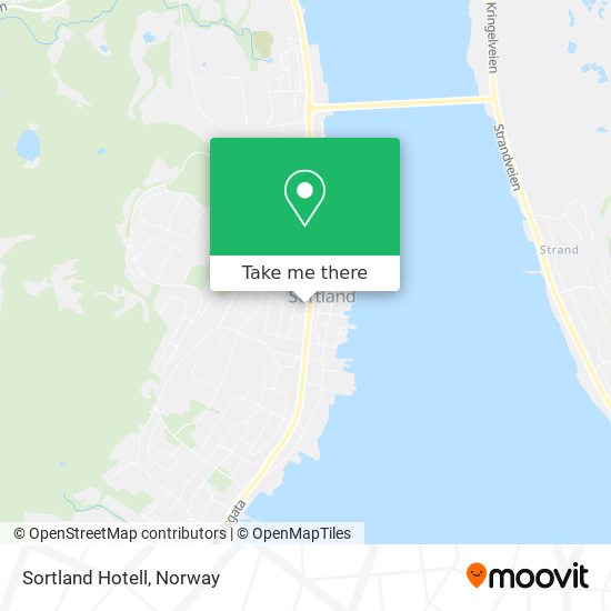 Sortland Hotell map