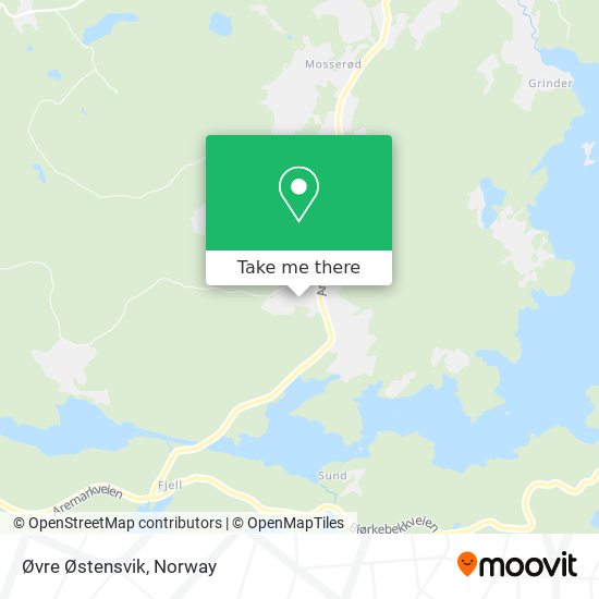 Øvre Østensvik map