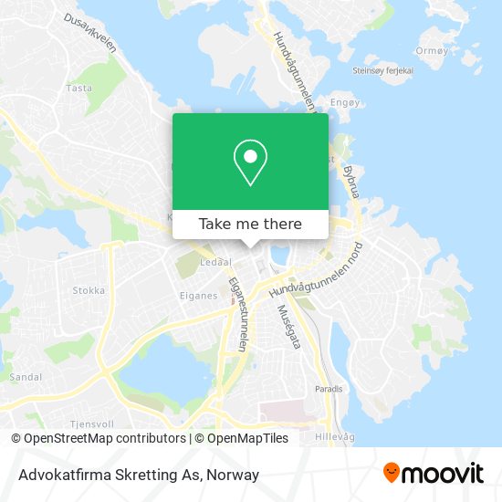 Advokatfirma Skretting As map