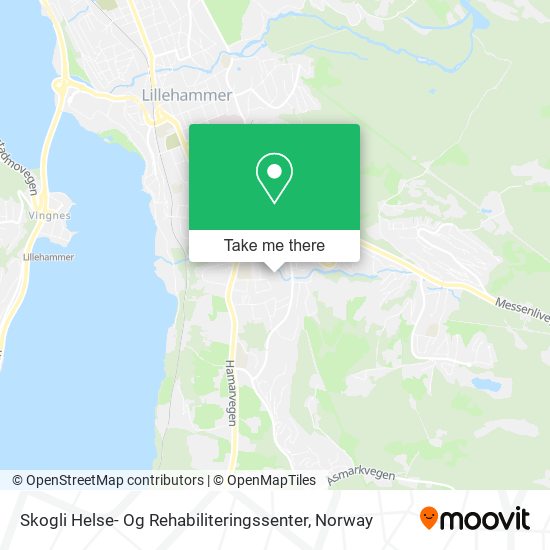 Skogli Helse- Og Rehabiliteringssenter map