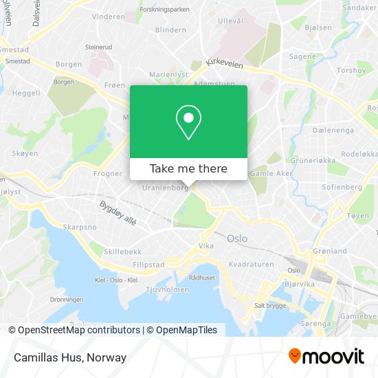 Camillas Hus map