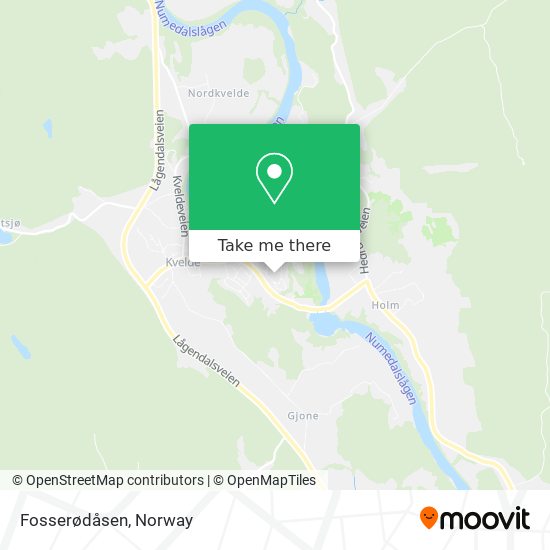 Fosserødåsen map