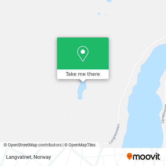 Langvatnet map