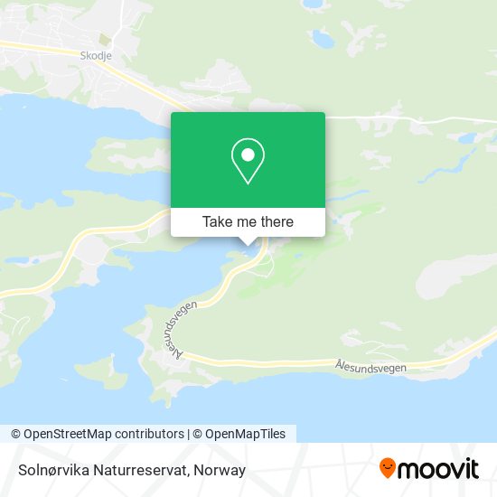 Solnørvika Naturreservat map