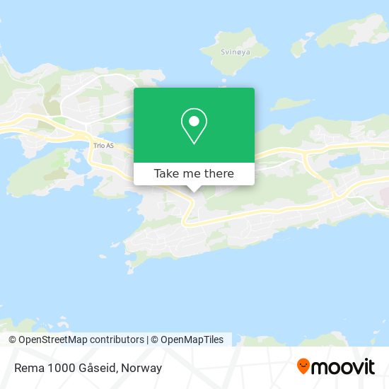 Rema 1000 Gåseid map