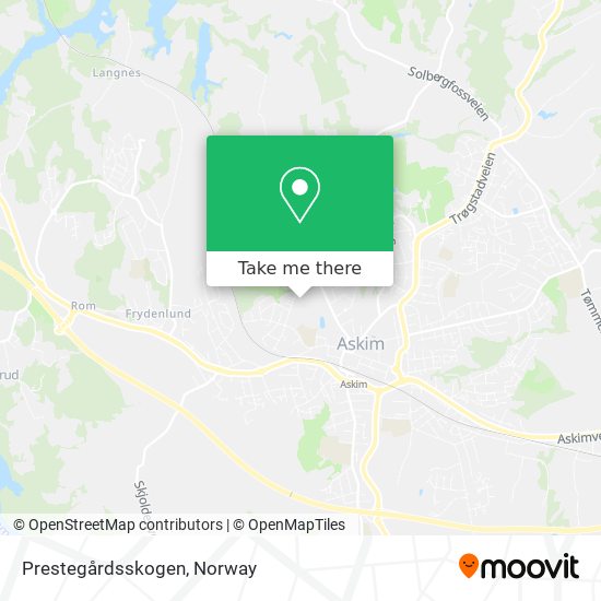 Prestegårdsskogen map