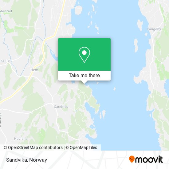 Sandvika map