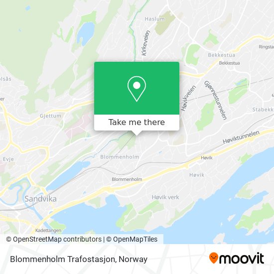 Blommenholm Trafostasjon map