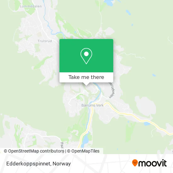 Edderkoppspinnet map