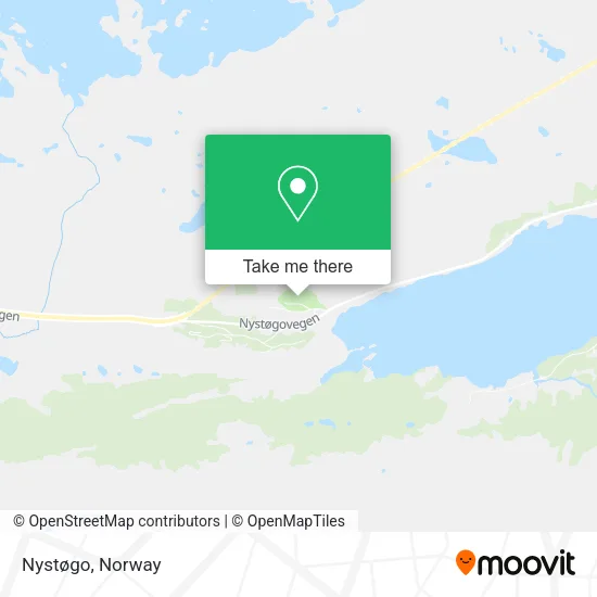 Nystøgo map