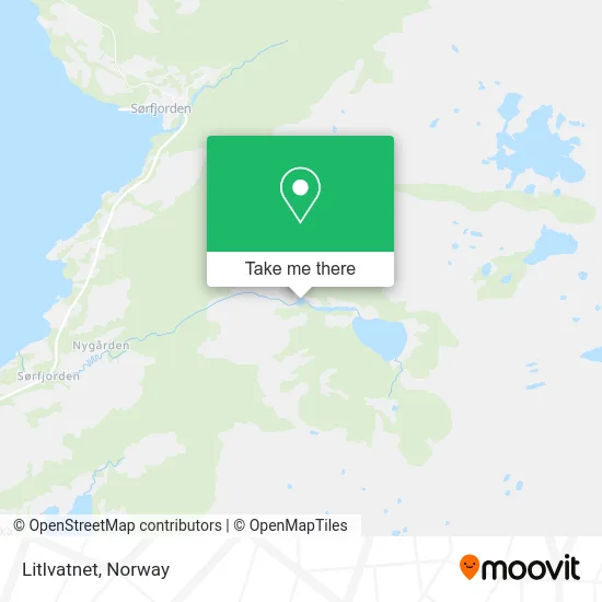 Litlvatnet map