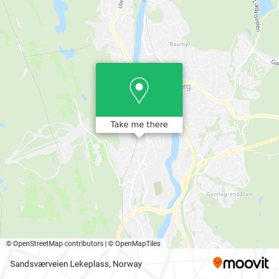 Sandsværveien Lekeplass map