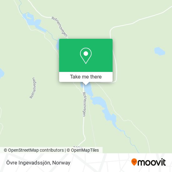 Övre Ingevadssjön map