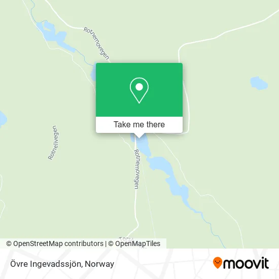 Övre Ingevadssjön map