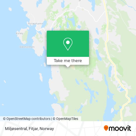 Miljøsentral, Fitjar map