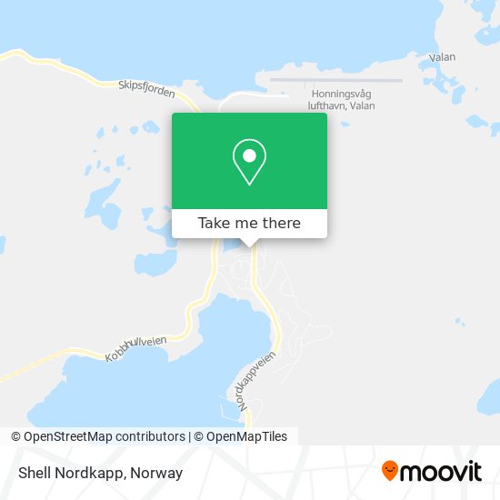 Shell Nordkapp map