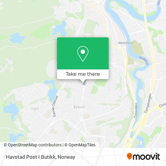 Havstad Post I Butikk map