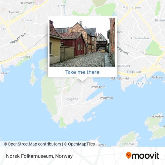 Norsk Folkemuseum map