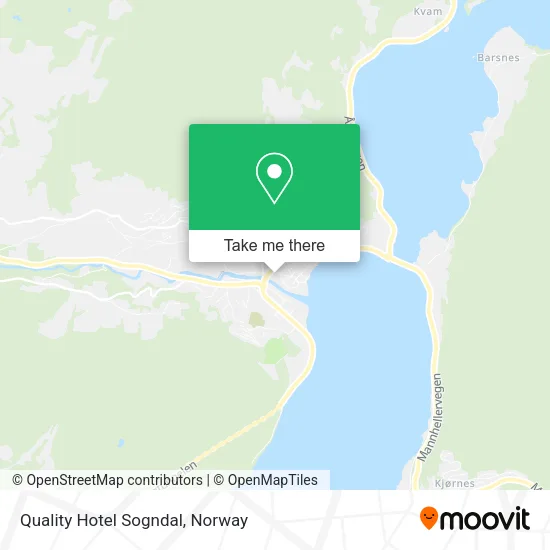 Quality Hotel Sogndal map