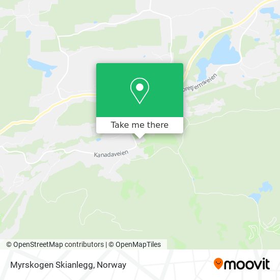 Myrskogen Skianlegg map