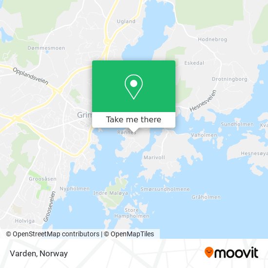 Varden map