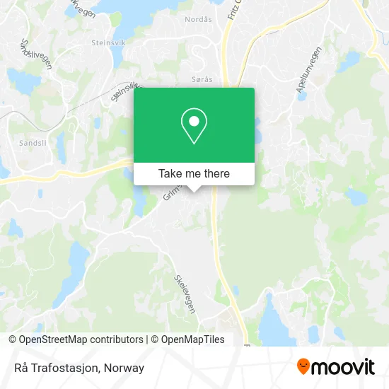 Rå Trafostasjon map