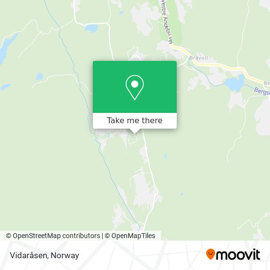 Vidaråsen map