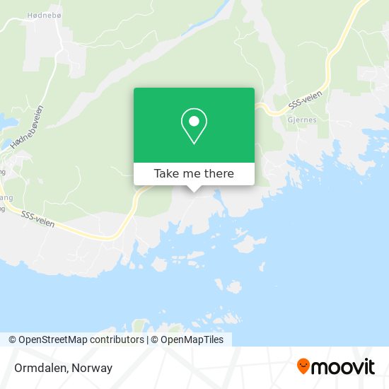 Ormdalen map